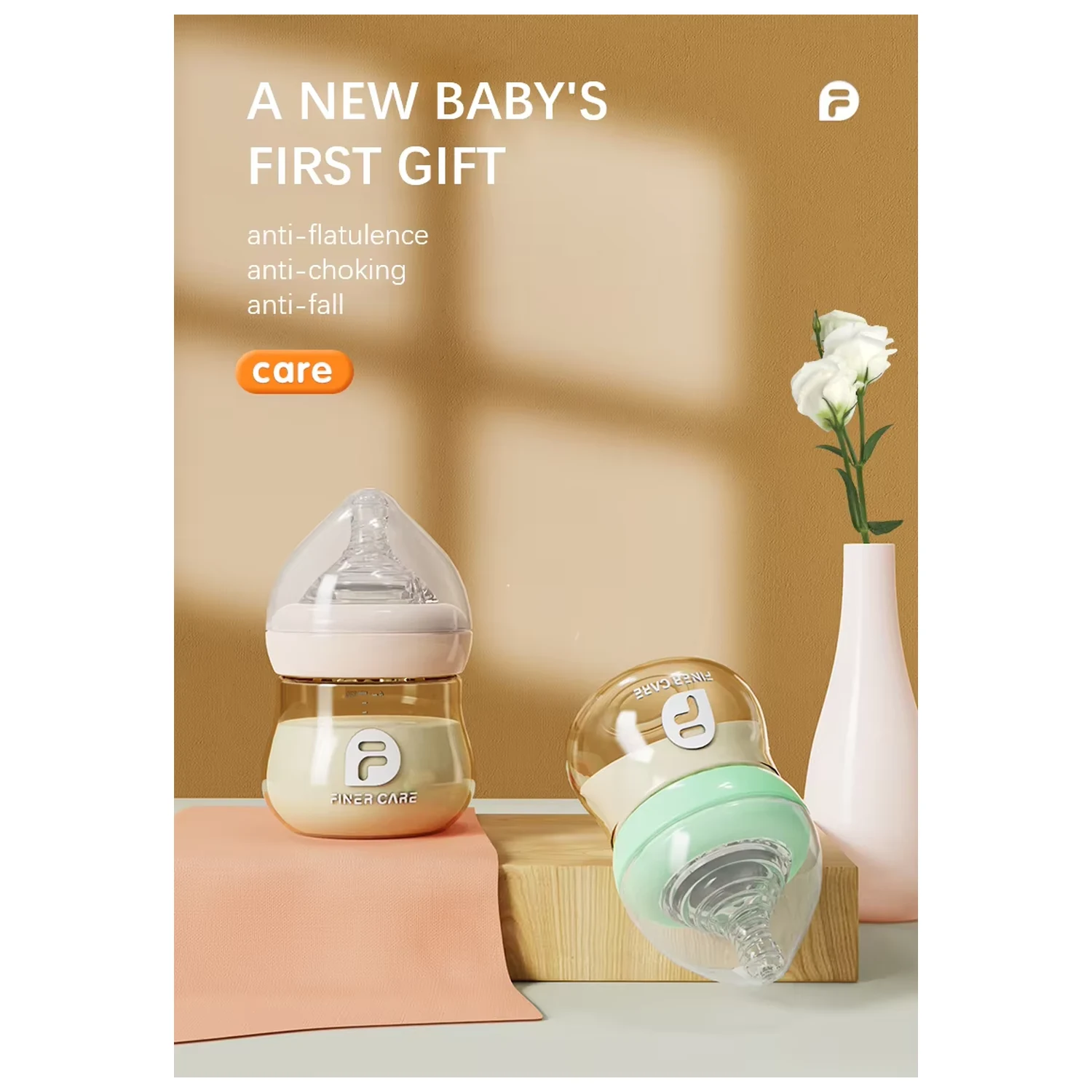OEM BPA-Free PPSU Anti-Colic Newborn Baby Bottle 120ml - Image 7