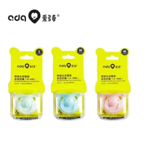OEM BPA-Free Silicone Newborn Pacifier with Printed Shield