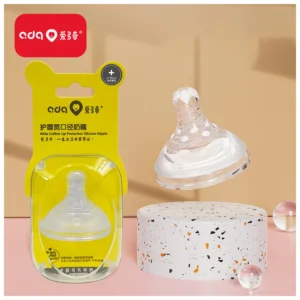 OEM Food-Grade Silicone Wide-Lip Pacifier 6 Months+