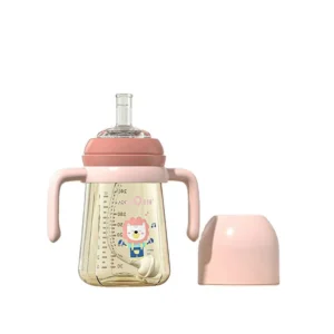 OEM Heat-Resistant Glass Wide-Neck Baby Bottle 240ml 300ml