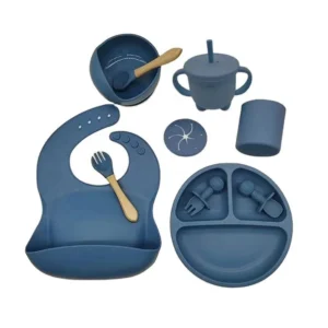 OEM Silicone Baby Bib and Feeding Set