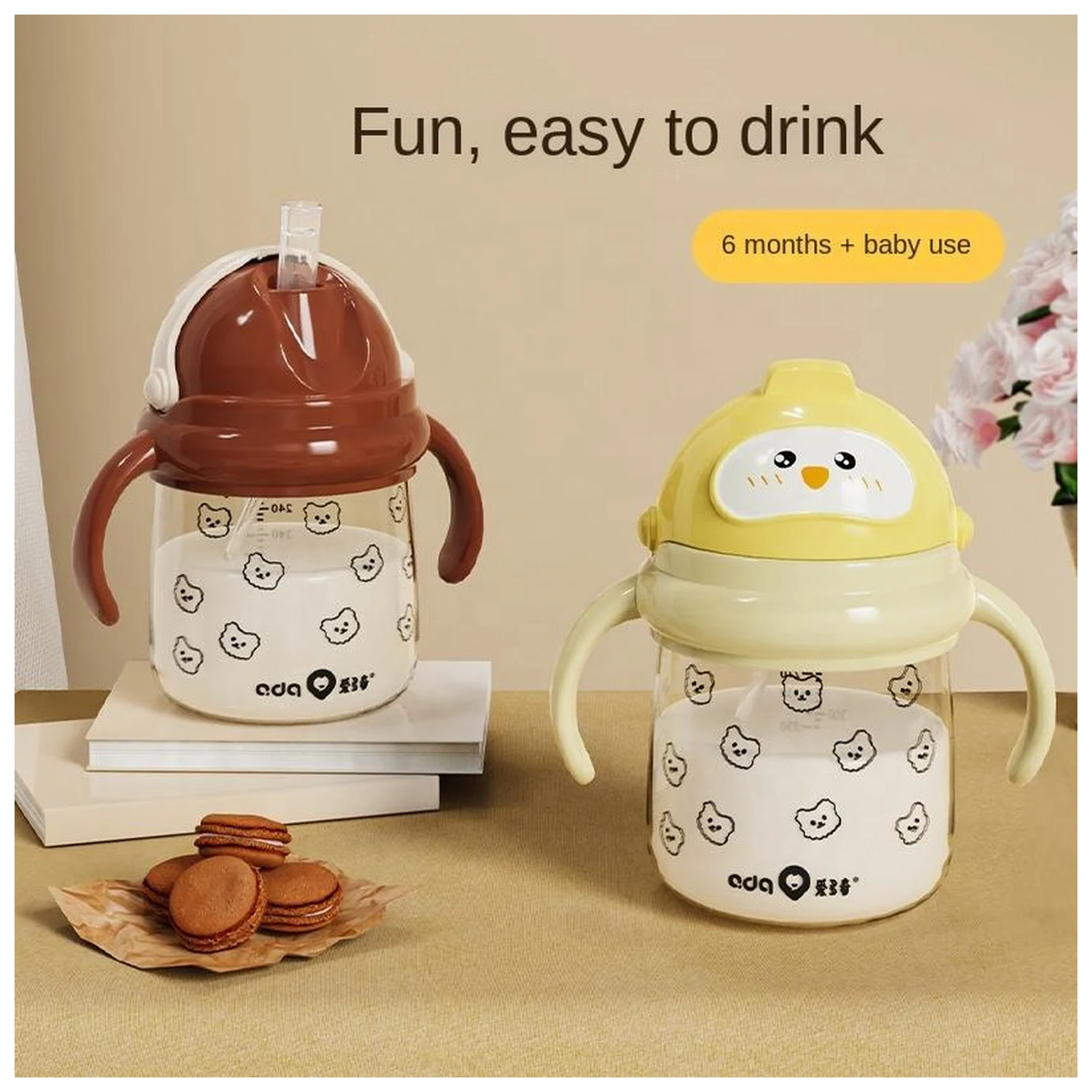 OEM Tritan Learning Drinking Cup 320ml - Image 2