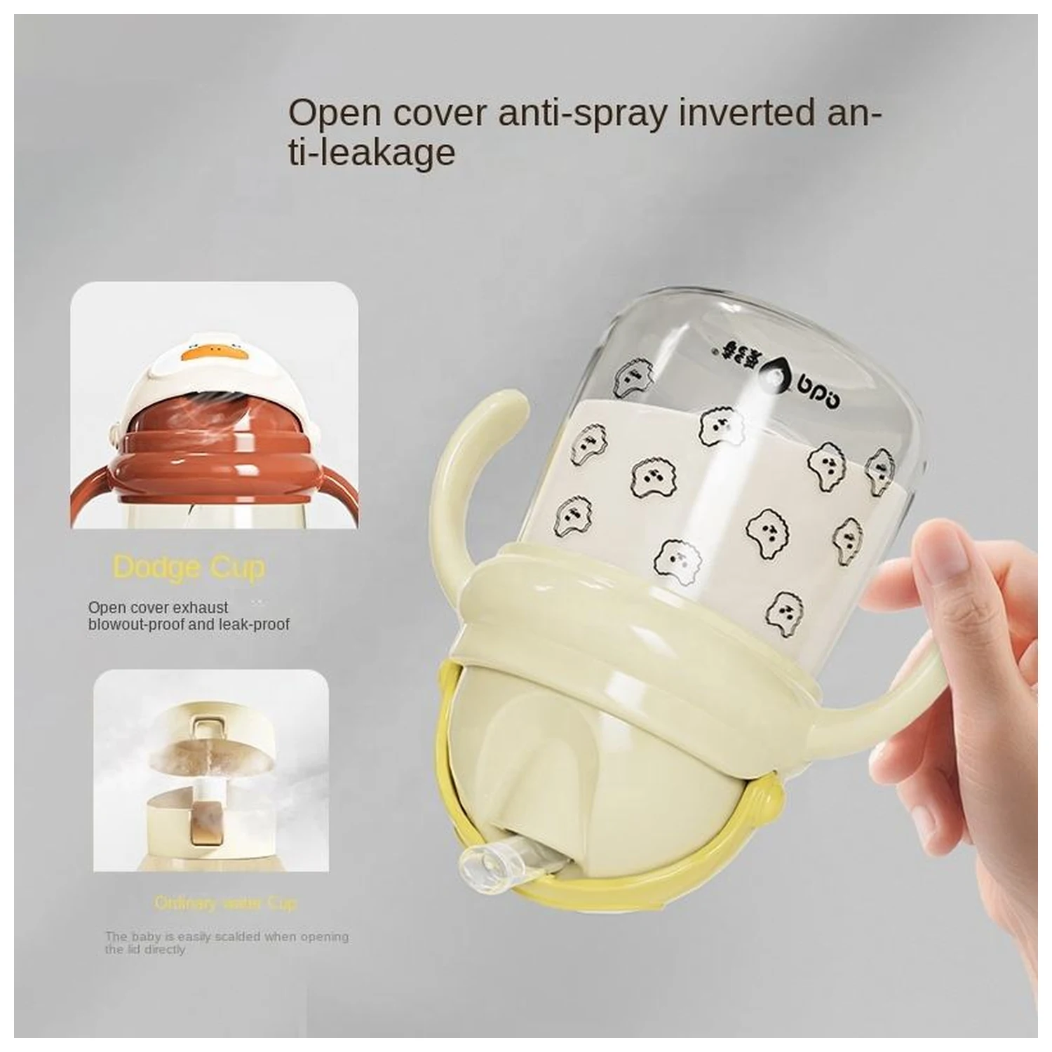 OEM Tritan Learning Drinking Cup 320ml - Image 3