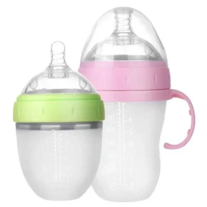 OEM Wide-Caliber Silicone & PP Newborn Baby Bottle 150ml 240ml