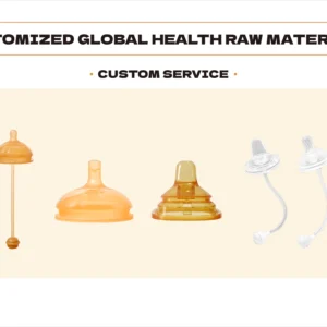 OEM BPA Free Food Grade Silicone Newborn Pacifier 4 x 5.5 cm