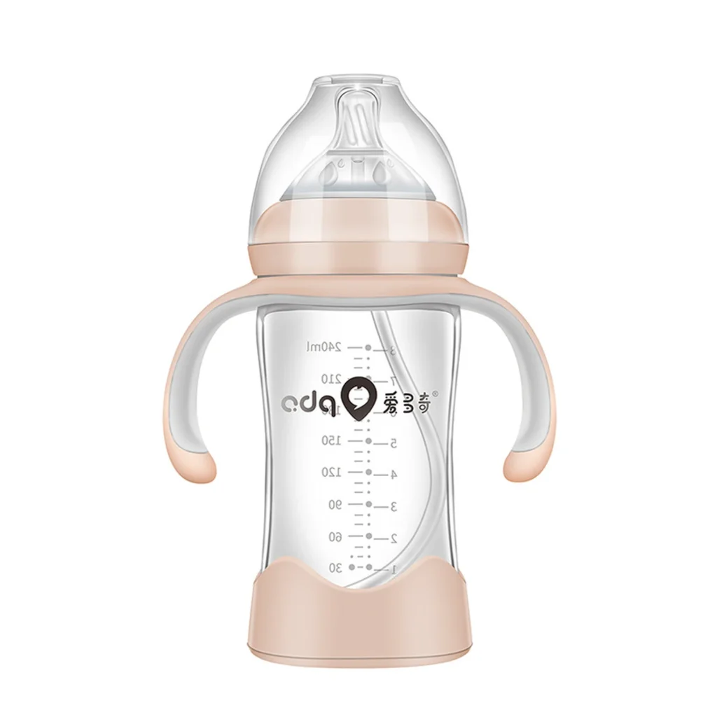 Glass baby bottle product example for OEM sourcing review