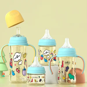 PPSU feeding bottle with wide neck